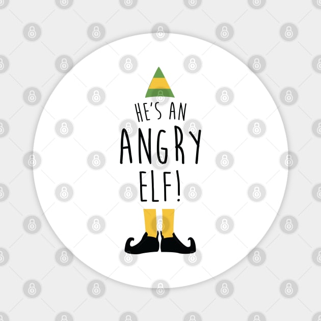 He's An Angry Elf Magnet by mariansar